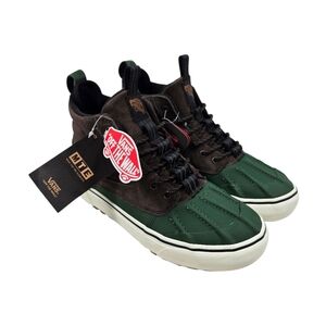 VANS Sk8-Hi MTE-2 Del Pato Waterproof Duck Boots Brown/Green M sz 8.5/W 10 *NWT